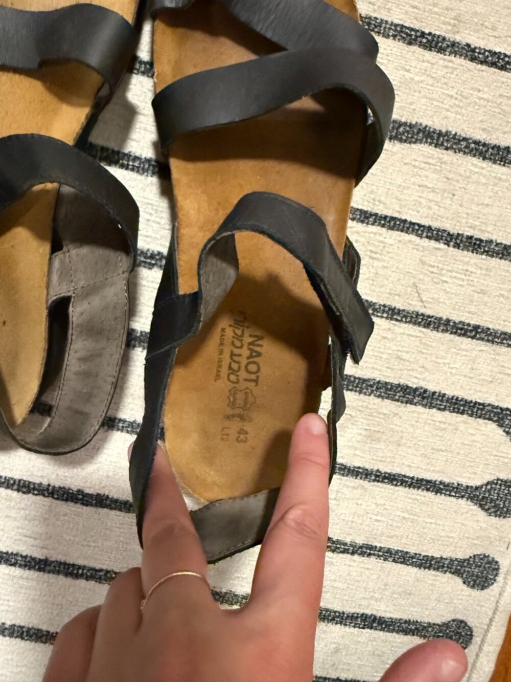 Naot Kayla SZ43 Black Matte Leather - Picture 3 of 6